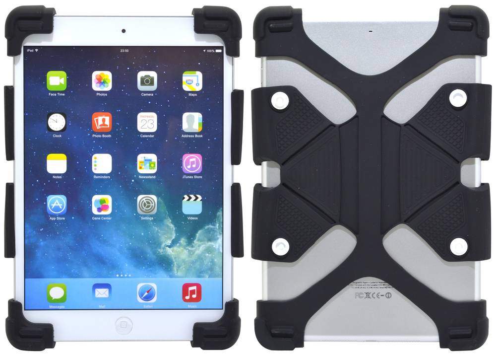 Θήκη Σιλικόνης Ancus Universal για Tablet 8,9'' - 12'' Ίντσες Μαύρη (24 cm x 17 cm)