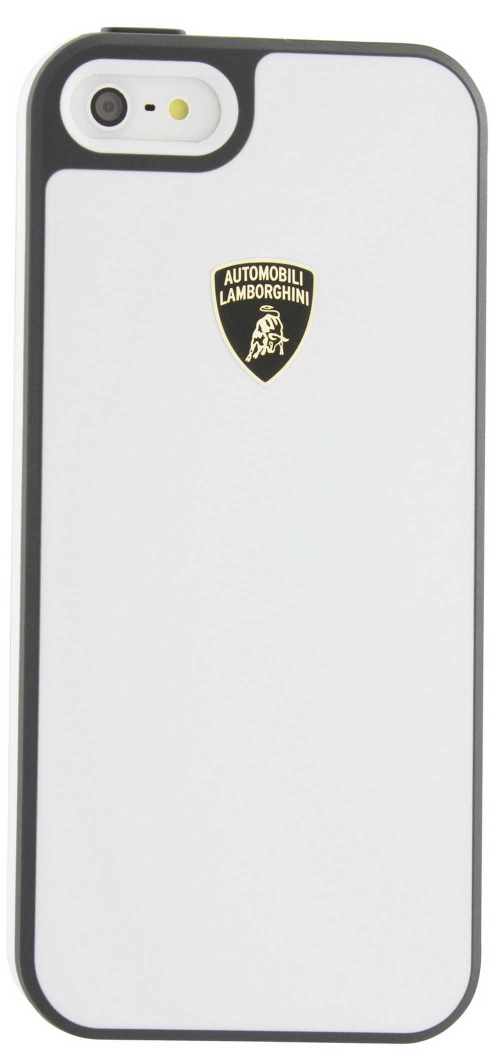 Θήκη TPU & PC Back Cover Lamborghini για Apple iPhone SE/5/5S Λευκή-Γκρί Diablo-D1