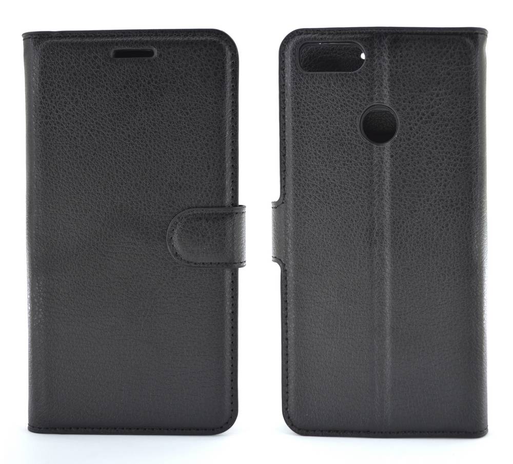 Θήκη Book Ancus Teneo για Huawei P Smart / Enjoy 7S Μαύρη