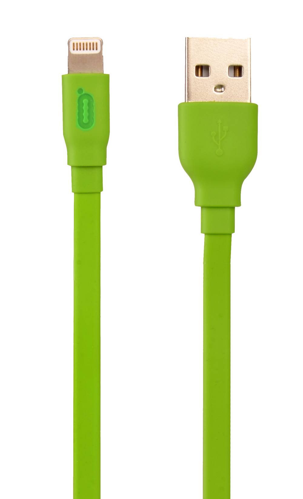 Καλώδιο σύνδεσης Desoficon C10 ICA0020 1.5m 2.4A για iPhone/iPad/iPod Lightning Πράσινο Apple Certified MFI