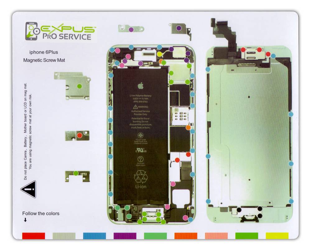 Magnetic Screw Pad for iPhone 6 Plus