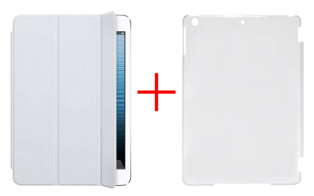 Θήκη Smart για Apple iPad Air Λευκή - Μπροστινό Κάλυμμα Faceplate