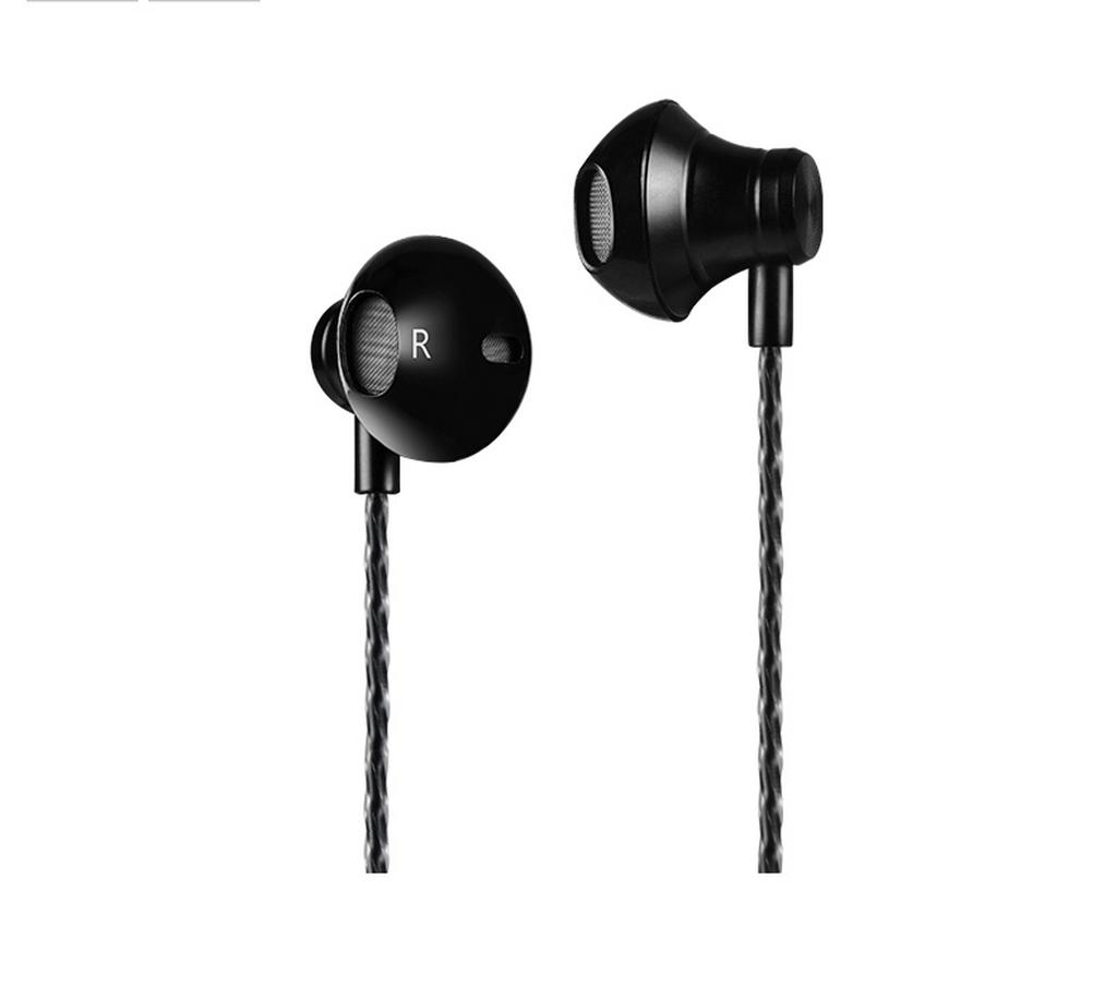 Hands Free Hoco M18 Gesi Metallic Earphones Stereo 3.5mm Μαύρα με Μικρόφωνο και Πλήκτρο Λειτουργίας
