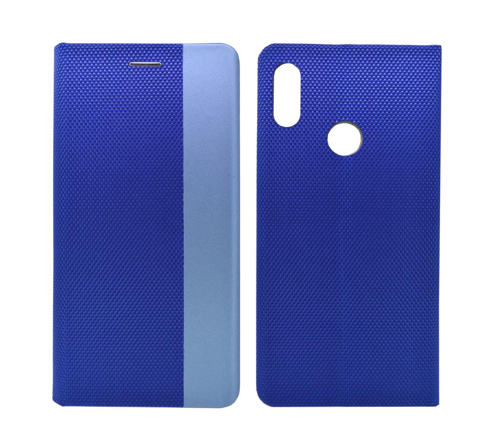 Θήκη Book Ancus Magnetic Canvas για Xiaomi Redmi Note 7 TPU Μπλε