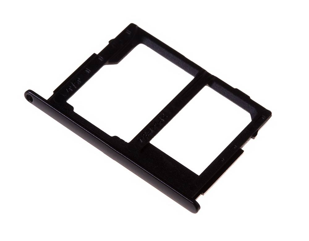 Βάση Κάρτας Sim Samsung SM-J730F Galaxy J7 (2017) με Βάση Κάρτας Μνήμης Μαύρο Original GH64-06280A
