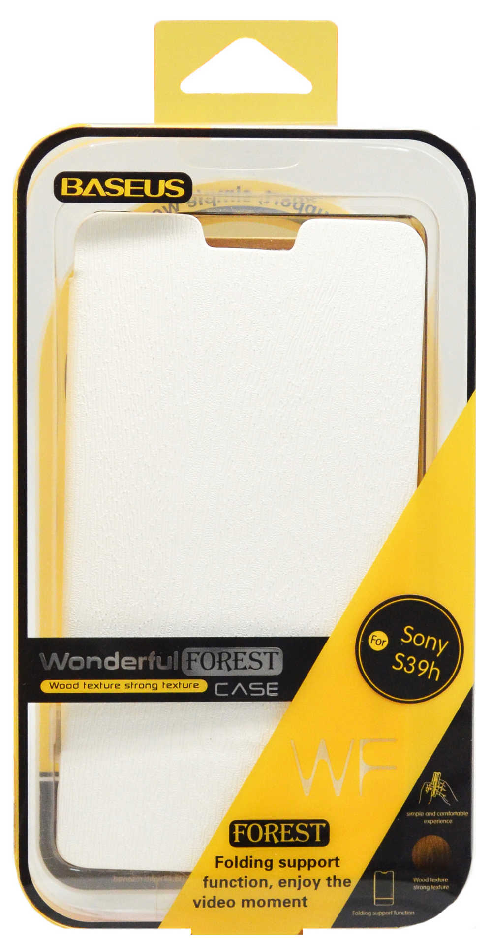 Θήκη Book Baseus για Sony Xperia C Λευκό - Smoke