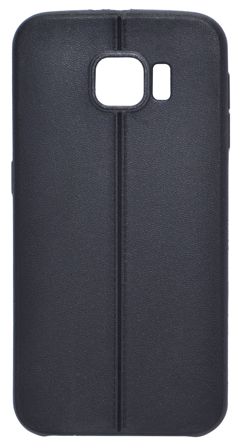 Θήκη TPU Ancus Leather Feel για Samsung SM-G930F Galaxy S7 Μαύρο