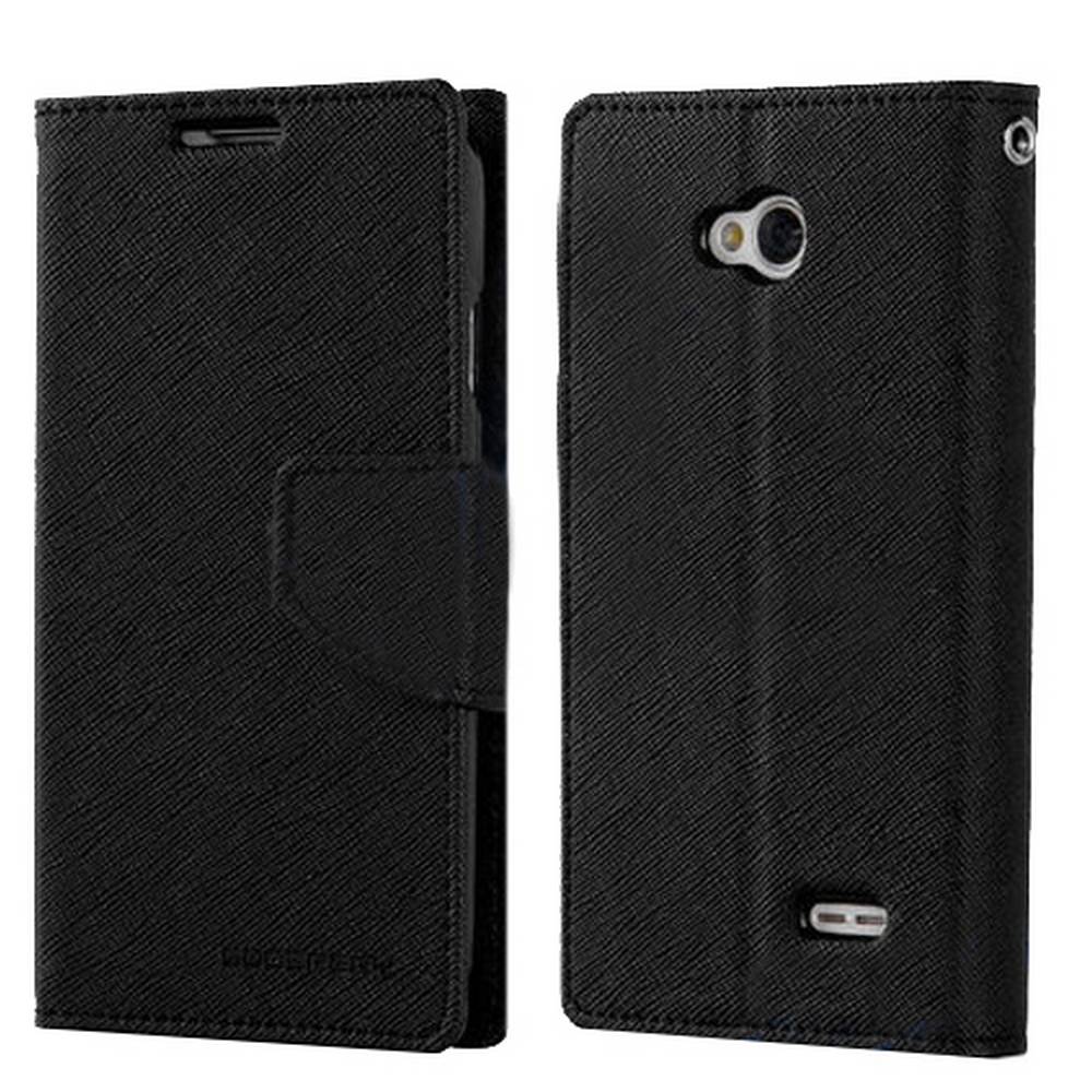Θήκη Book Goospery Fancy Diary για LG L65 D280N/L70 D320N Μαύρη by Mercury