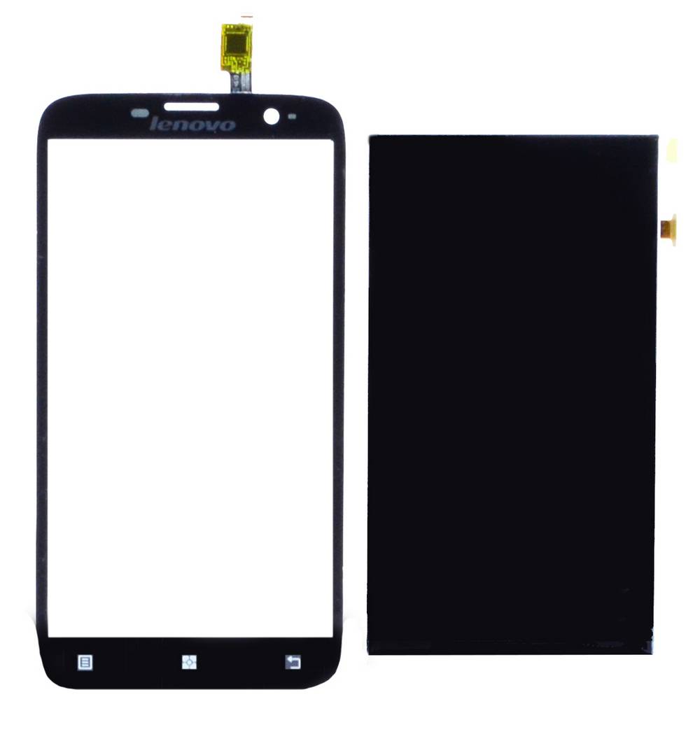 Γνήσια Οθόνη & Μηχανισμός Αφής Lenovo A850 Μαύρο