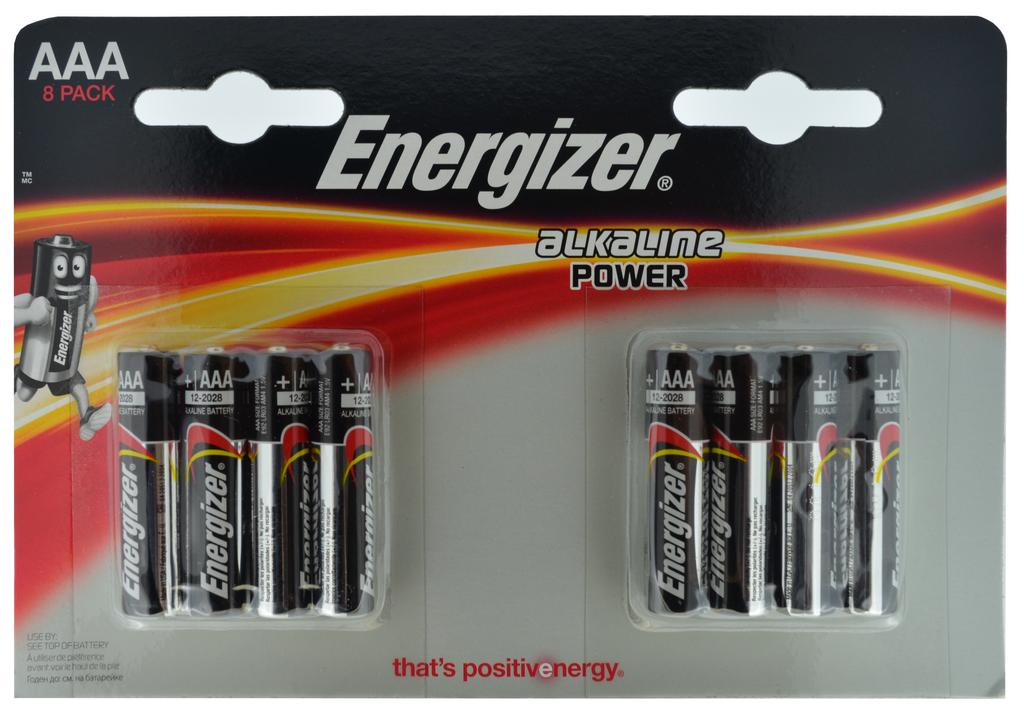 Μπαταρία Αλκαλική Energizer Alkaline Power LR03 size AAA 1.5V Τεμ. 8