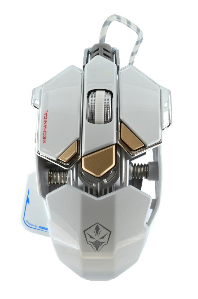 Ενσύρματο Ποντίκι Mechanical Gaming Mouse Luom G10 Led με 10 Πλήκτρα και 4000 DPI Λευκό