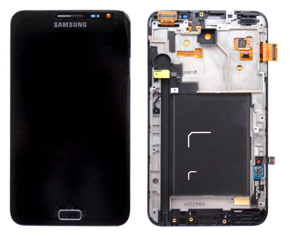 Γνήσια Οθόνη & Μηχανισμός Αφής Samsung N7000/i9220 Galaxy Note Μπλέ GH97-12948A