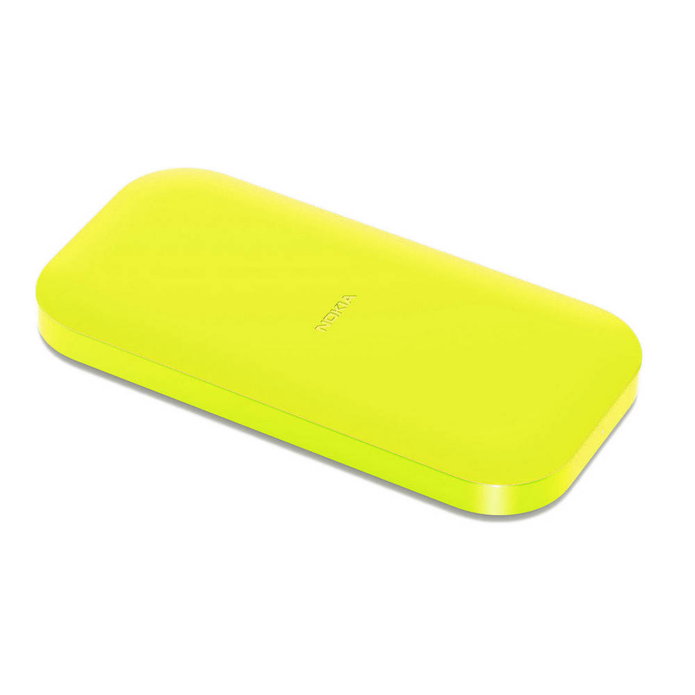 Wireless Charger Nokia DC-50 + Power Bank 2400 mAh Qi Standard Κίτρινο (Κατάλληλος για Συσκευές με Qi-Enabled)