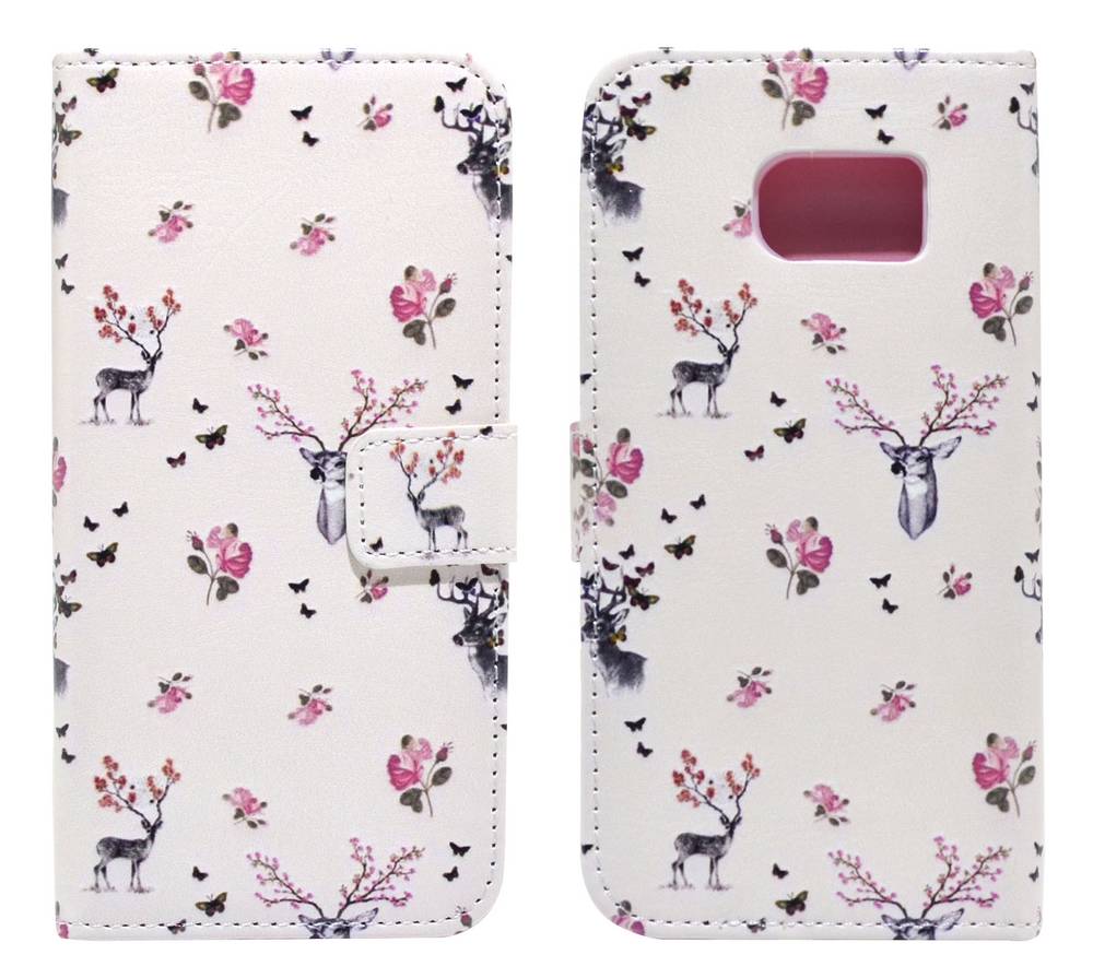 Θήκη Book Ancus Art Collection για Samsung SM-G925 Galaxy S6 Edge Flower
