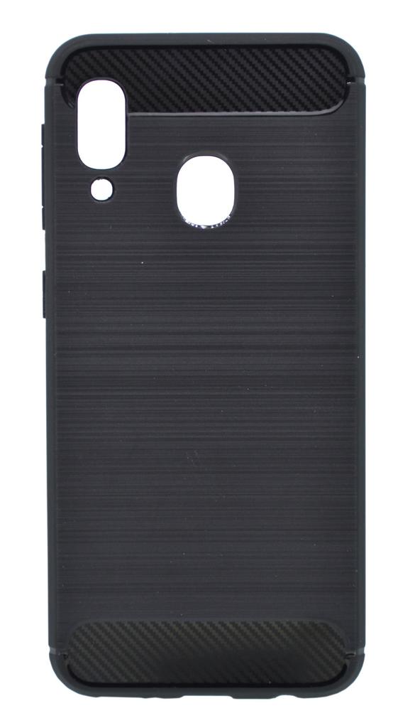 Θήκη TPU Carbon για Samsung SM-A202F Galaxy A20e Μαύρη
