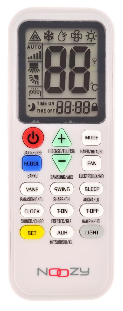 Τηλεχειριστήριο Universal Noozy RC5 για Κλιματιστικά