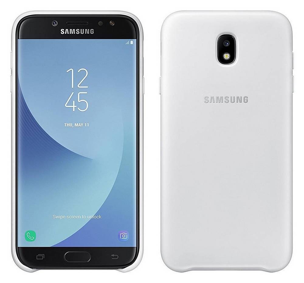 Θήκη Faceplate Samsung Dual Layer Cover EF-PJ730CWEGWW για SM-J730F Galaxy J7 (2017) Λευκή