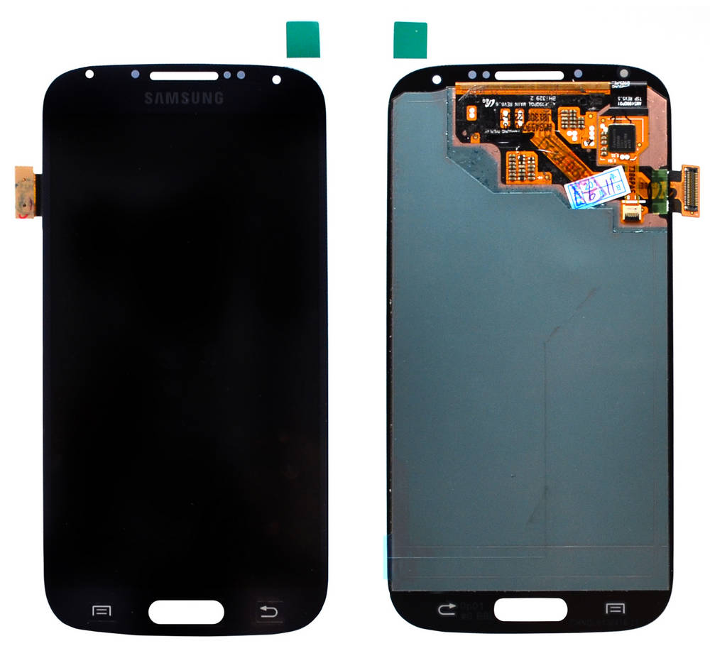 Γνήσια Οθόνη & Μηχανισμός Αφής Samsung i9500 Galaxy S4 Μαύρο χωρίς Πλαίσιο, Κόλλα