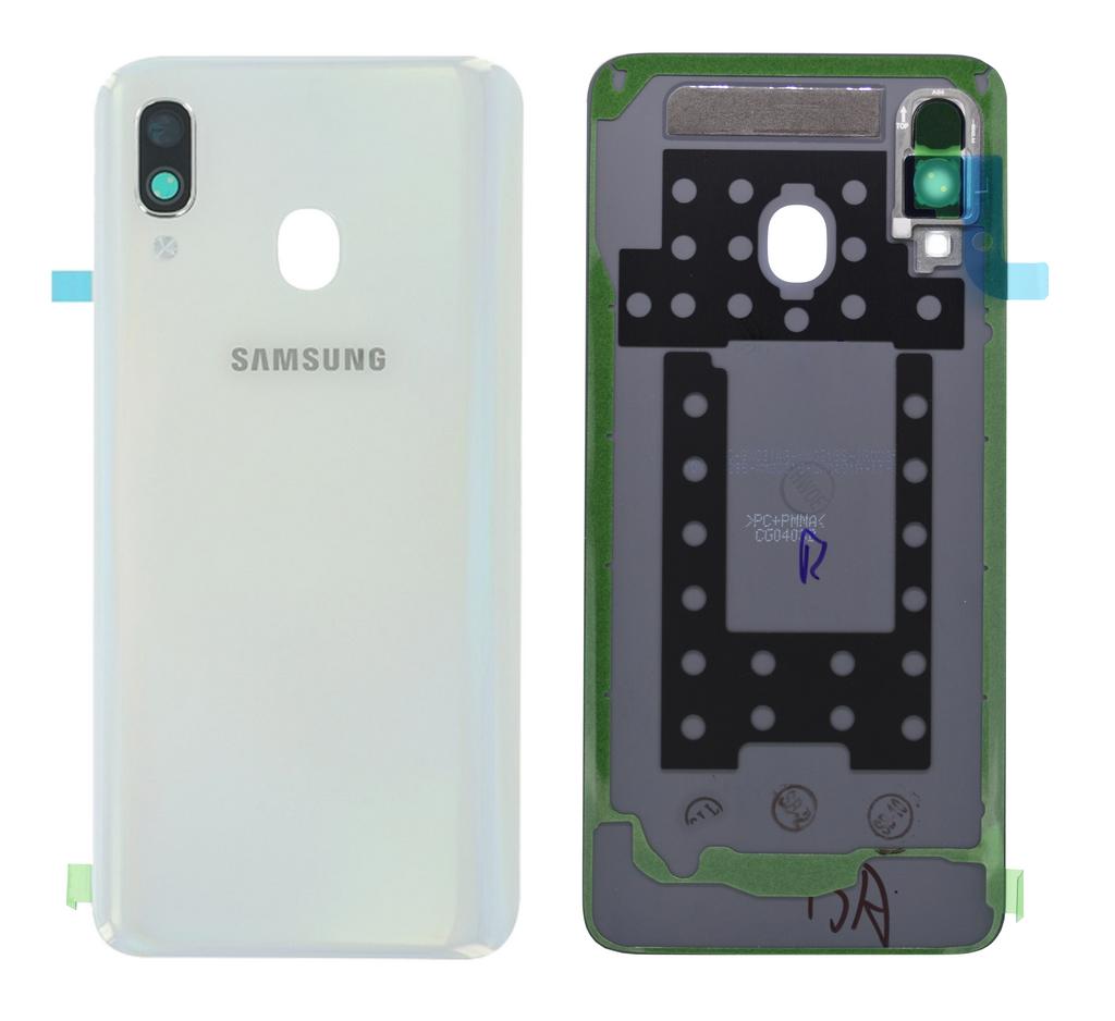 Καπάκι Μπαταρίας Samsung SM-A405F Galaxy A40 Λευκό Original GH82-19406B