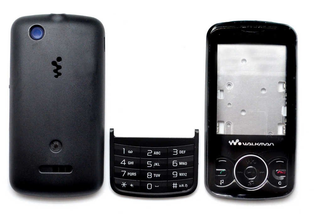 Πρόσοψη S.Ericsson W100 Spiro με πληκτρολόγιο Μαύρη OEM