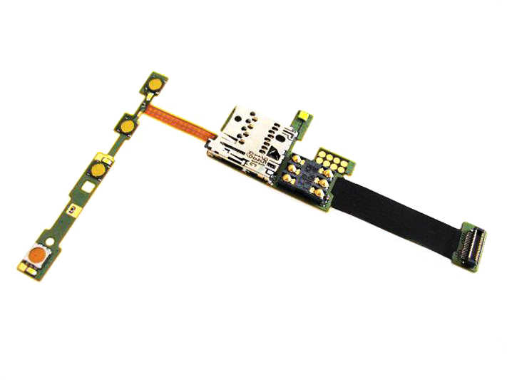 Επαφές Κάρτας Sim Nokia E66 με Αναγνώστη Κάρτας Μνήμης και Πλαϊνά Πλήκτρα Original