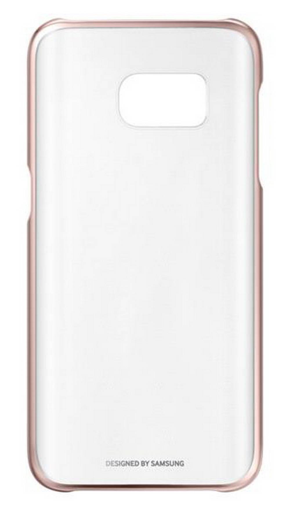 Θήκη Faceplate Samsung Clear Cover EF-QG930CZEGWW για SM-G930F Galaxy S7 Διάφανο - Χρυσαφί Ρόζ