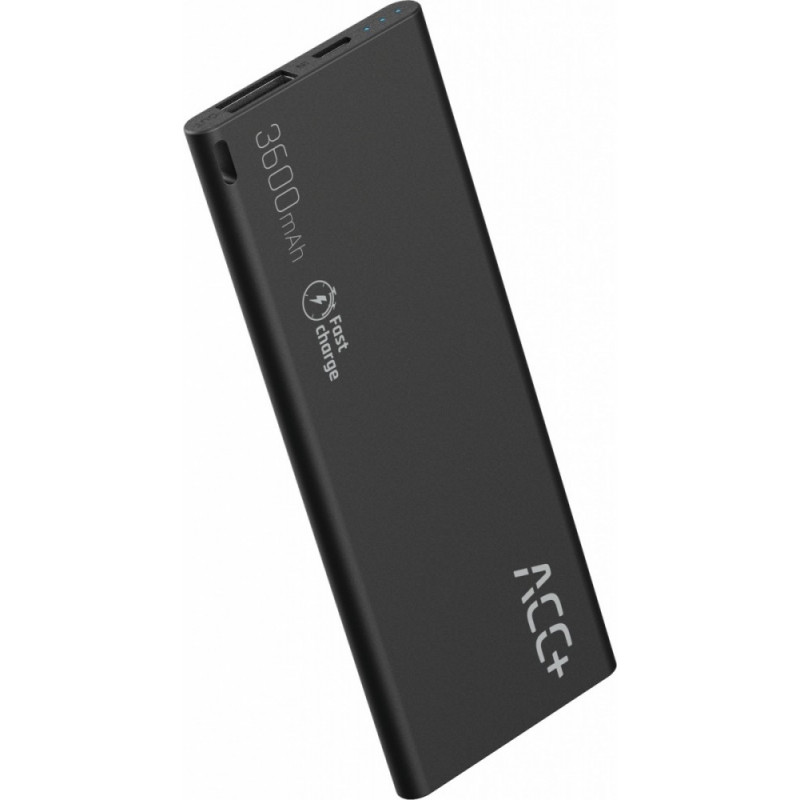 Power Bank ACC+ THIN 3600 mAh Fast Charge Μαύρο