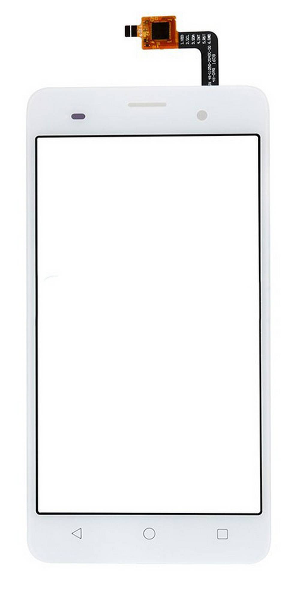 Μηχανισμός Αφής Wiko Jerry χωρίς Κόλλα Λευκό OEM Type A