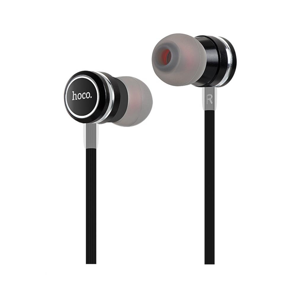 Hands Free Hoco M16 Ling Sound Earphones Stereo 3.5mm Μαύρα με Μικρόφωνο και Πλήκτρο Λειτουργίας