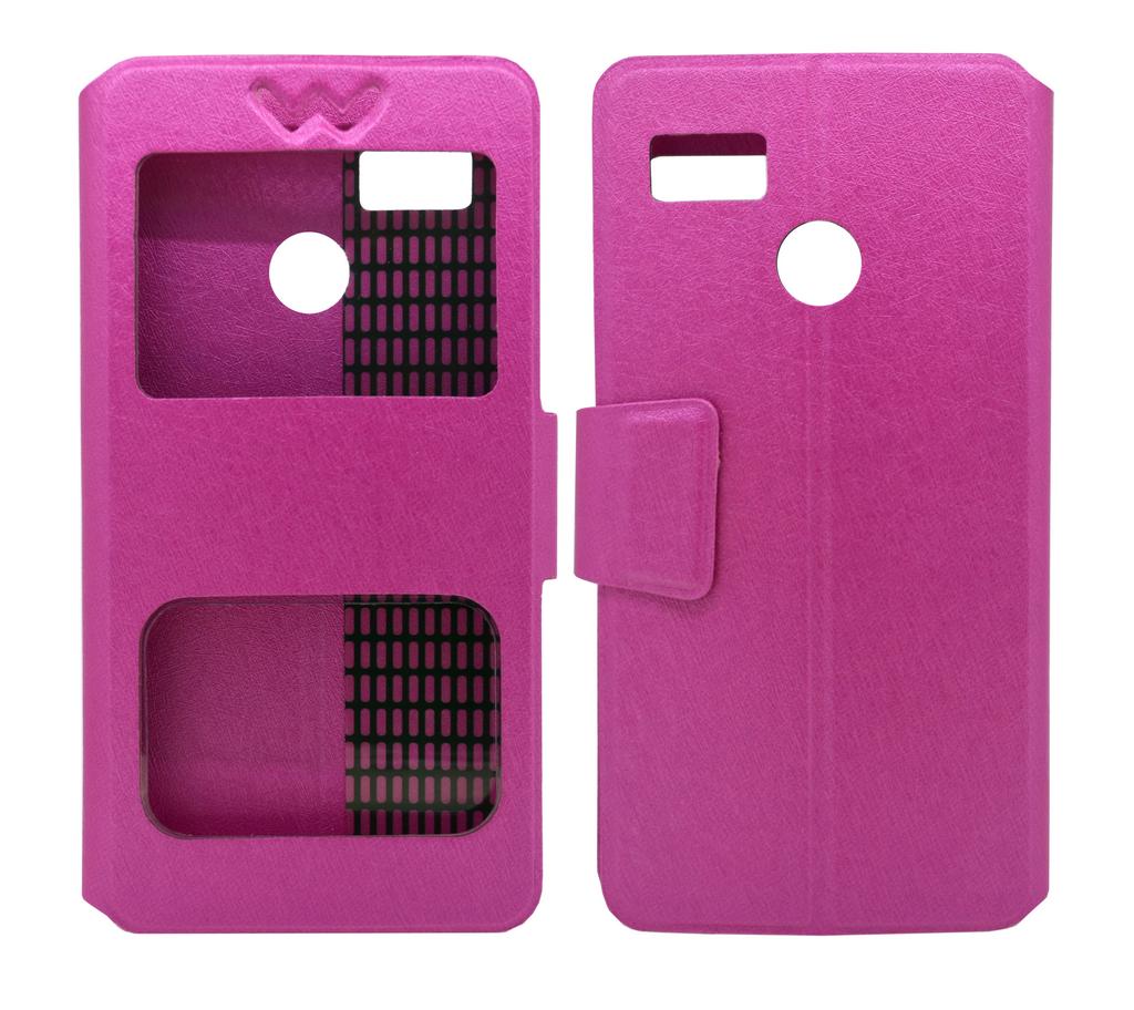 Θήκη Book S-View Ancus Stick it F Series για Hisense F17 / F17 Pro Φούξια