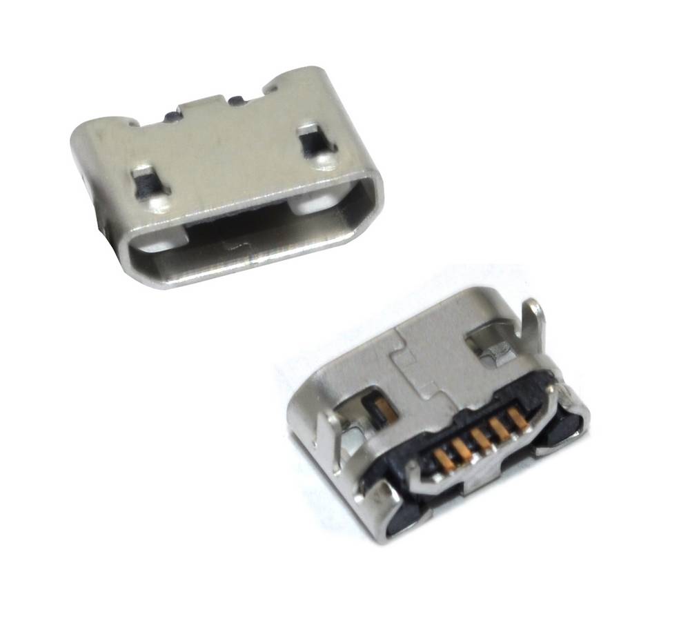 Επαφή Φόρτισης Universal Micro Usb Horn 4 Feet Dip Flat 5P n.7