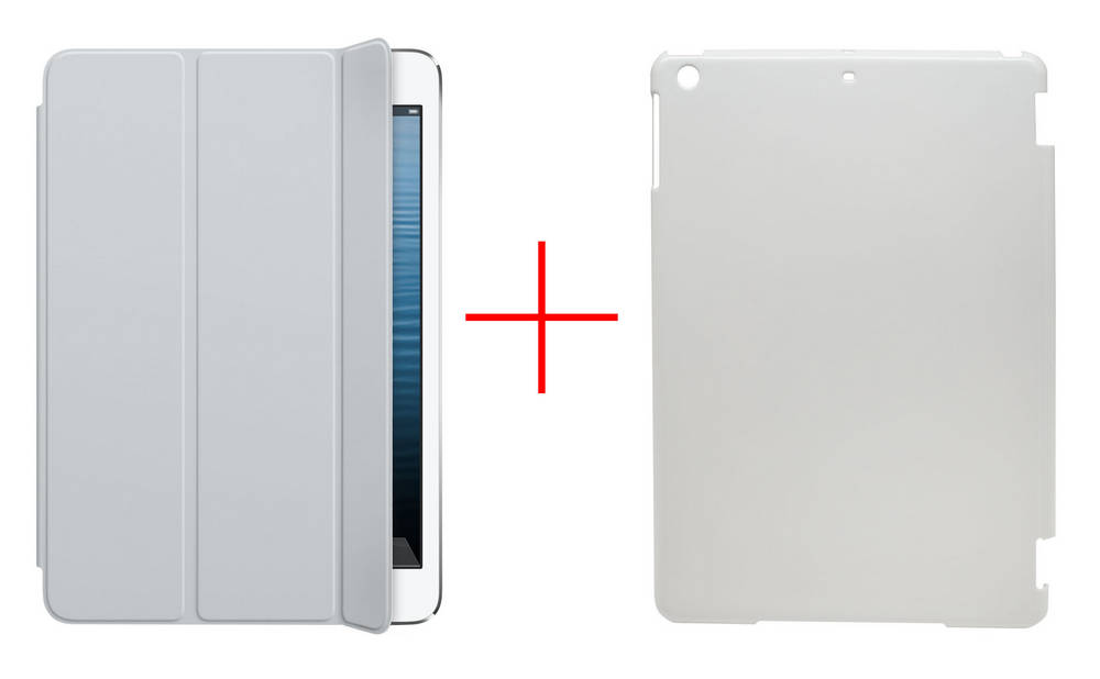 Θήκη Smart για Apple iPad Air Λευκή - Μπροστινό Κάλυμμα Faceplate