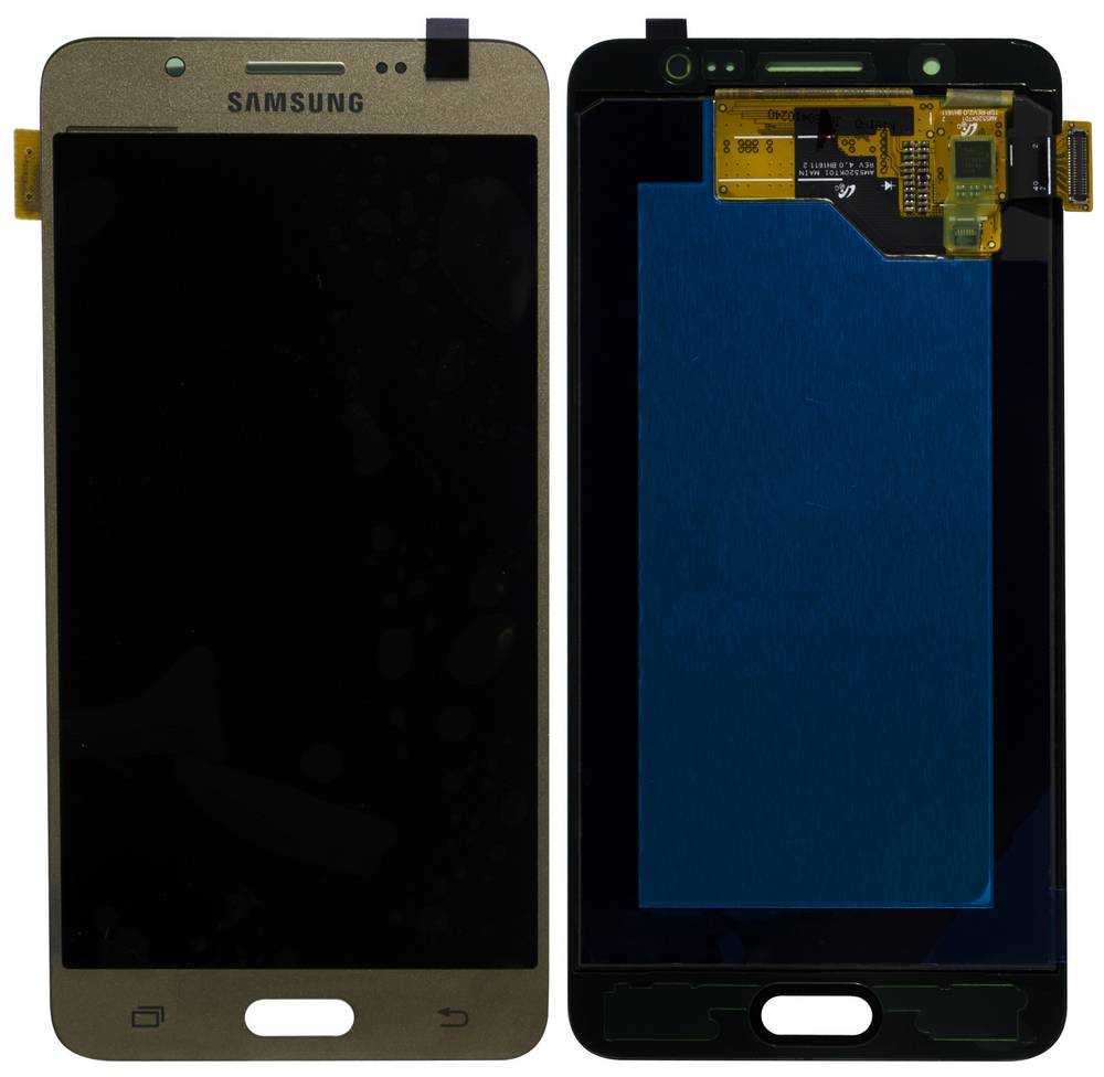 Γνήσια Οθόνη & Μηχανισμός Αφής Samsung SM-J510FN Galaxy J5 (2016) Χρυσαφί GH97-18792A, GH97-19466A, GH97-19467A