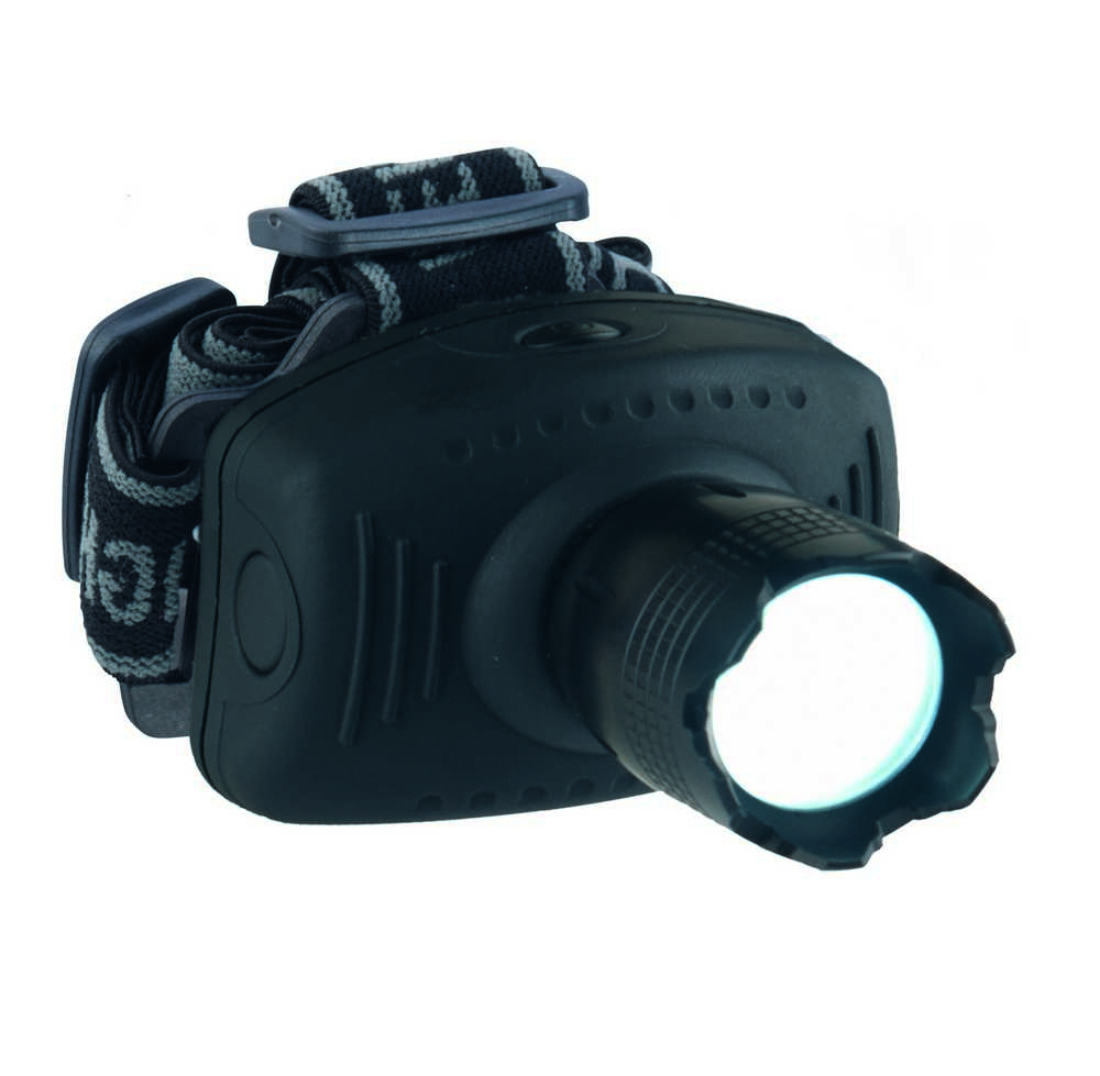 Φακός Κεφαλής Αλουμινίου Grundig Led 1W με Μπαταρίες AAA 3 Τεμ.