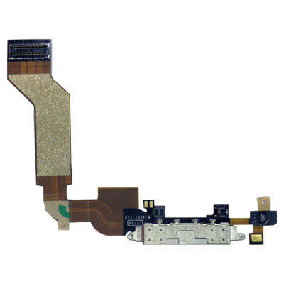 Επαφή Φόρτισης Apple iPhone 4S με Μικρόφωνο Λευκό Original