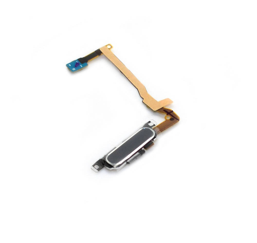 Σέτ Κεντρικού Πλήκτρου Samsung SM-G850F Galaxy Alpha Μαύρο Original GH96-07489A