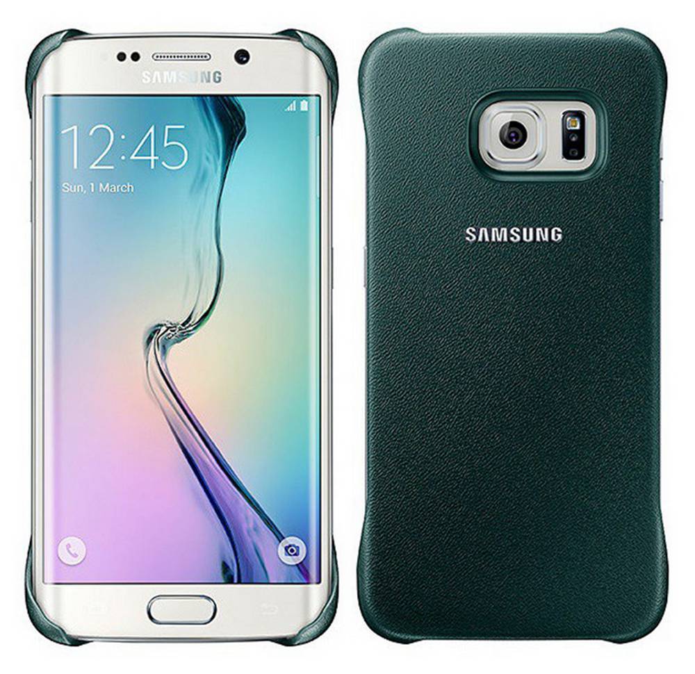 Θήκη Faceplate Samsung Protective Cover EF-YG925BGEGWW για SM-G925F Galaxy S6 Edge Πράσινη