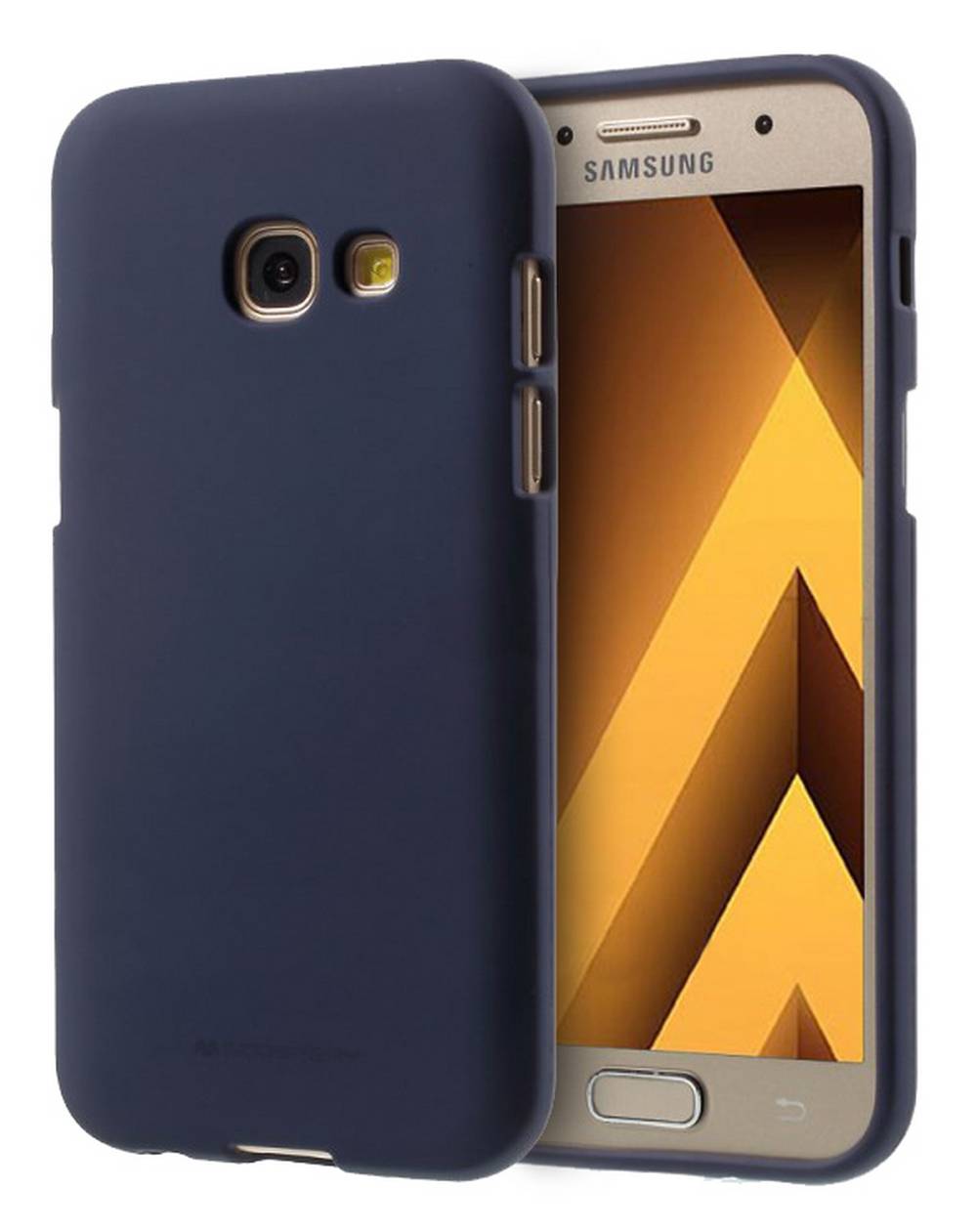 Θήκη Goospery Soft Feeling για Samsung SM-A320 Galaxy A3 (2017) Σκούρο Μπλέ by Mercury