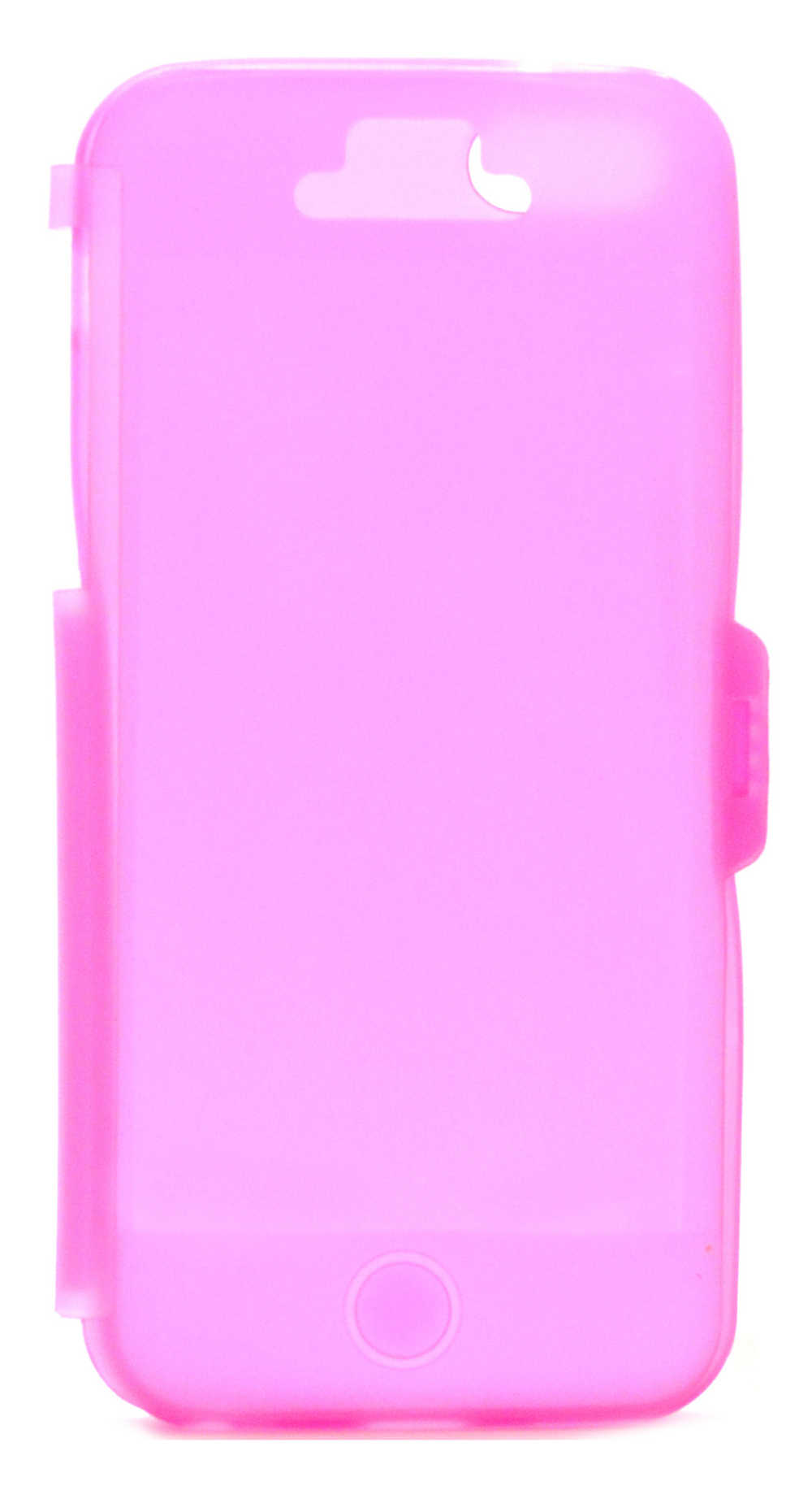 Θήκη TPU Book Ancus για Apple iPhone 5C Ρόζ - Διάφανη