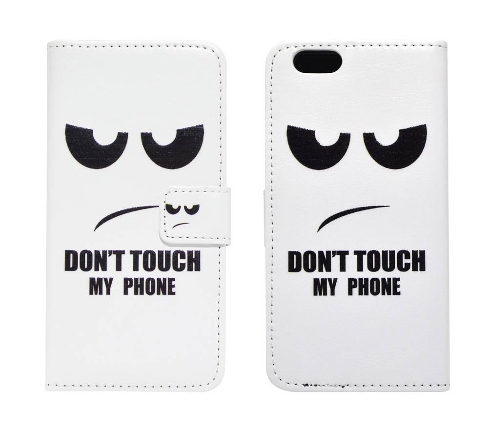 Θήκη Book Ancus Art Collection για Apple iPhone 6/6S Don't Touch My Phone