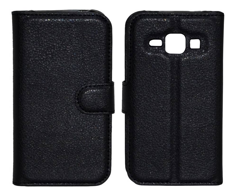 Θήκη Book Ancus Teneo για Samsung SM-J100F Galaxy J1 TPU Μαύρη