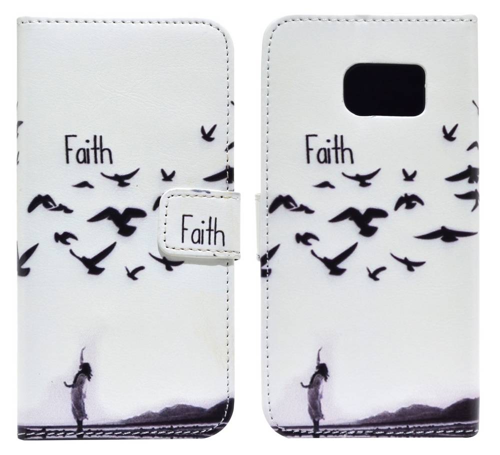 Θήκη Book Ancus Art Collection για Samsung SM-G925 Galaxy S6 Edge Faith