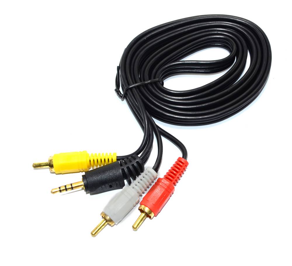 Καλώδιο Ήχου - Είκόνας Jasper 3.5mm Jack σε 3 x RCA M/M 1.5m