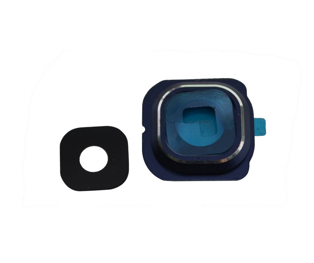 Τζαμάκι Κάμερας Samsung SM-G925F Galaxy S6 Edge με Κάλυμμα Μαύρο OEM Type A