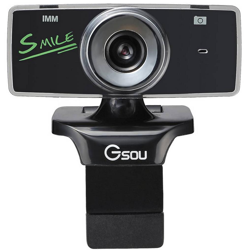 USB Webcam Gsou B18s 1.3 MP Μαύρη