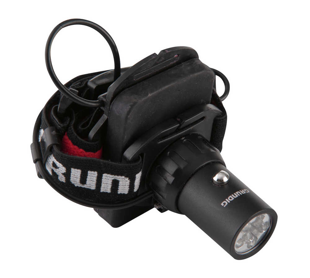 Φακός Κεφαλής Αλουμινίου Grundig 6 Led με Μπαταρίες AAA 3 Τεμ.