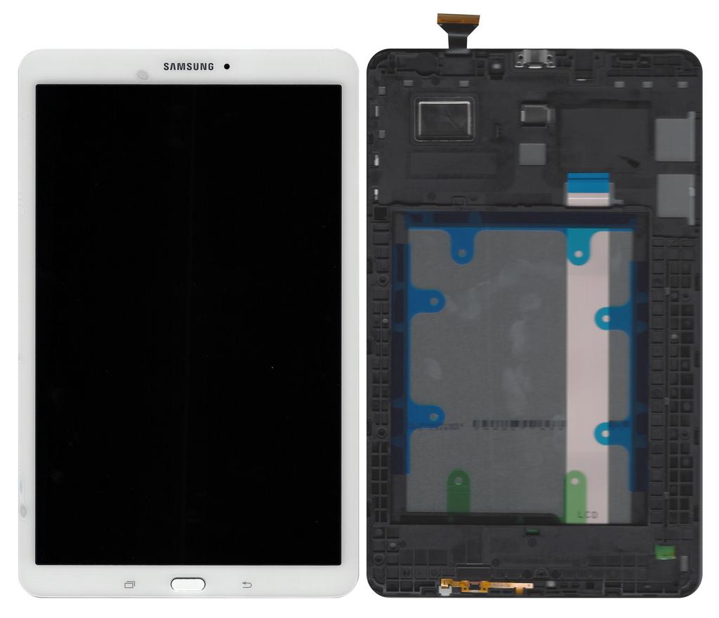 Γνήσια Οθόνη & Μηχανισμός Αφής Samsung SM-T560 Galaxy Tab E 9.6 WiFi Λευκό GH97-17525B