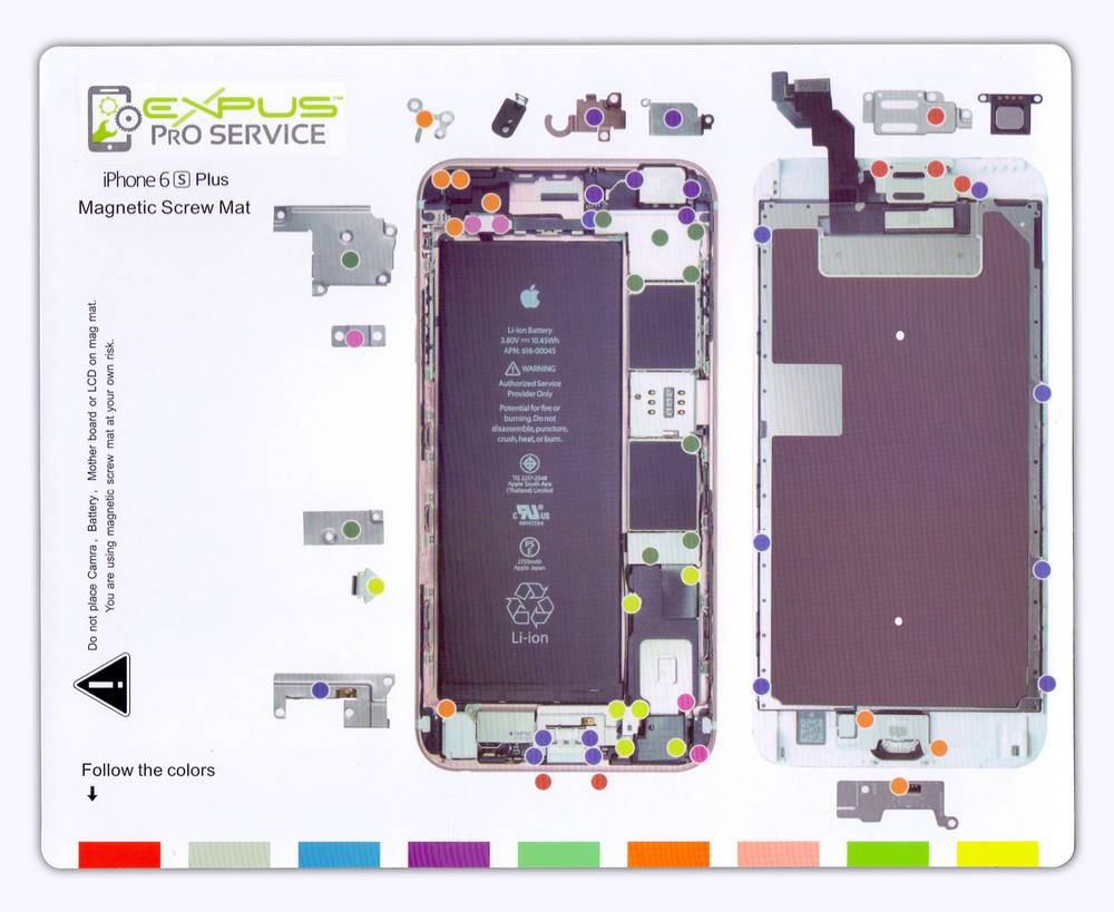 Magnetic Screw Pad for iPhone 6S Plus