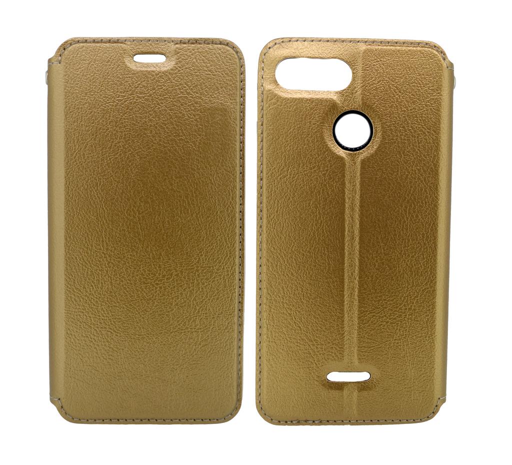 Θήκη Book Ancus Magnetic Curve για Xiaomi Redmi 6 TPU Χρυσαφί