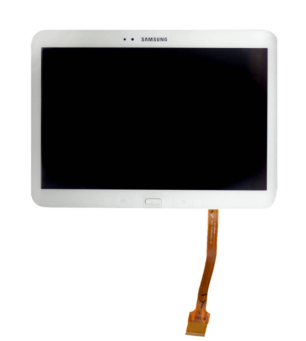 Γνήσια Οθόνη & Μηχανισμός Αφής Samsung P5210/P5200 Galaxy Tab 3 10.1 χωρίς Κόλλα Λευκό GH97-14819A